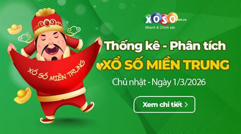 Thống kê XSMT 1/3/2026 - Phân tích Xổ số Miền Trung 1-3 Chủ nhật