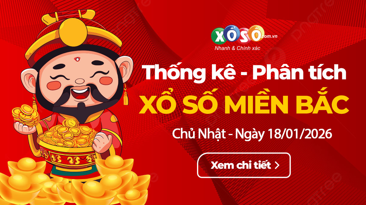 Thống Kê XSMN 18012026 - Tổng Hợp Xổ Số Chủ Nhật Ngày 1801 2