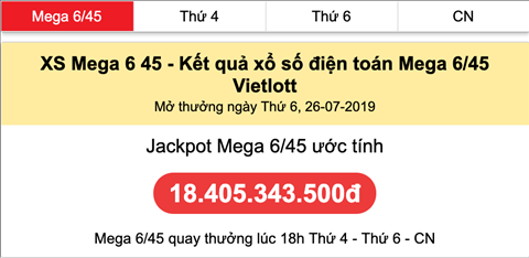 Jackpot uoc tinh thu 6 ngay 26-07-2019