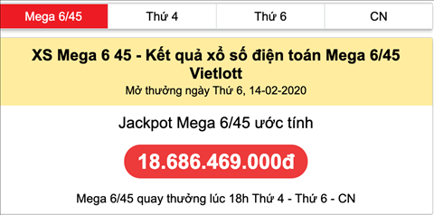 Thong ke Vietlott Thu 6 ngay 14-02-2020