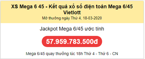Thống kê Vietlott 18032020 hình ảnh Thong ke Vietlott 18032020 hinh anh