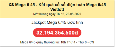 Thong ke Vietlott 22052020 - Phan tich Xo so Mega 645 Thu 6 hinh anh