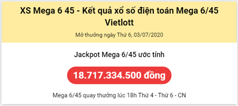 Thong ke Vietlott 03072020 - Phan tich Xo so Mega 645 Thu 6 hinh anh