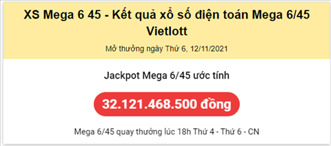 Thong ke Vietlott 12112021 hinh anh