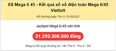 Thong ke Vietlott 01092021 hinh anh