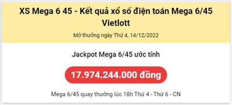 Thong ke Vietlott 14122022 - Phan tich Xo so Mega 645 14-12 Thu 4 hinh anh