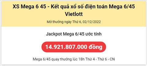 Thong ke Vietlott 02122022 - Phan tich Xo so Mega 645 Thu 6 hinh anh