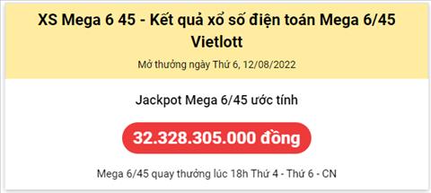 Thong ke Vietlott 12082022 - Phan tich Xo so Mega 645 Thu 6 hinh anh