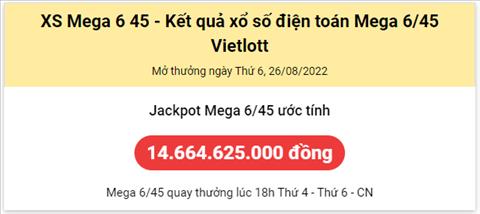 Thong ke Vietlott 26082022 - Phan tich Xo so Mega 645 Thu 6 hinh anh