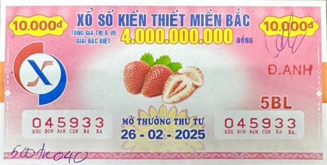 Một Khách Hàng Hà Nội Trúng Hơn 4 Tỷ Đồng Xổ Số Miền Bắc