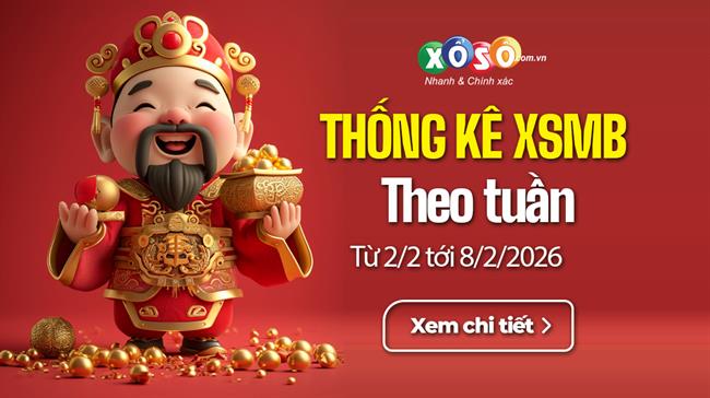 XSMB tuần qua có gì? Tuần từ 2/2/2026 đến 8/2/2026